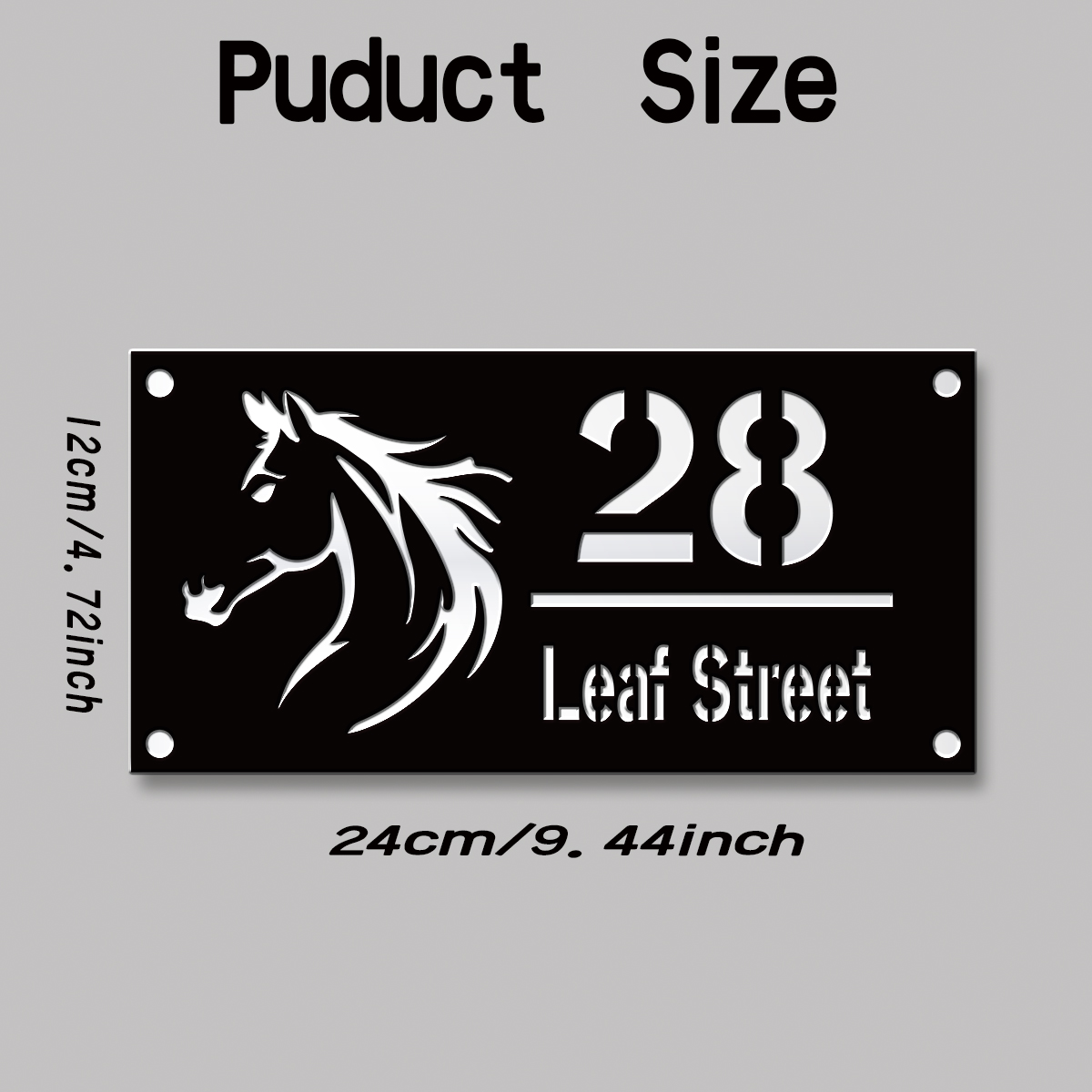 1Pc Custom home Cool stallion  - Home Decor Garden ulasan dan harga