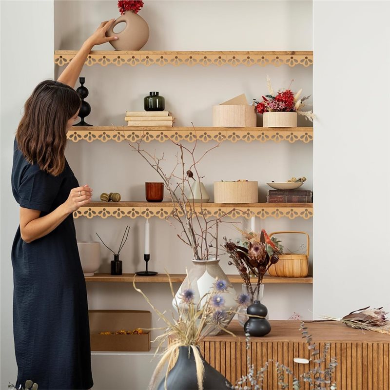WCS-For Christmas Home Wall De - Home Decor Wall Molding ulasan dan harga
