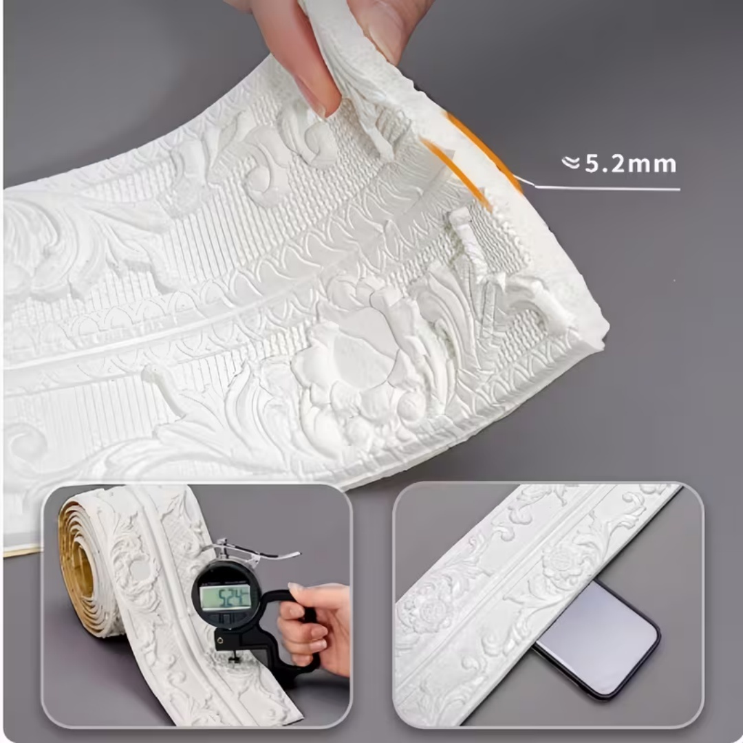 1pc Flexible Foam Molding Trim - Home Decor Wall Molding ulasan dan harga