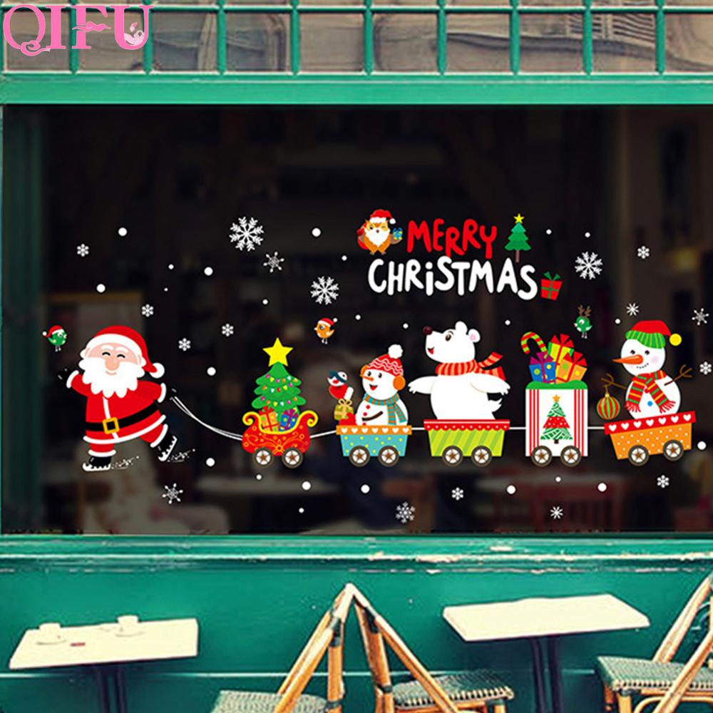2025 Merry Christmas Wall Stic - Home Decor Window Blinds ulasan dan harga