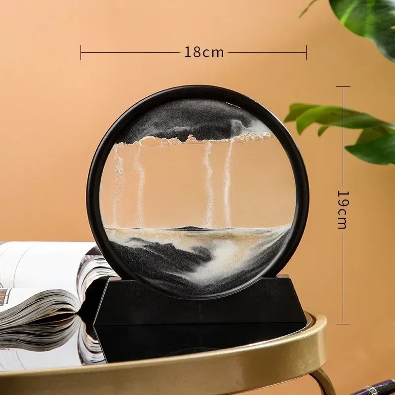 Flowing Painting Hourglass Qui - Sand Art Picture ulasan dan harga