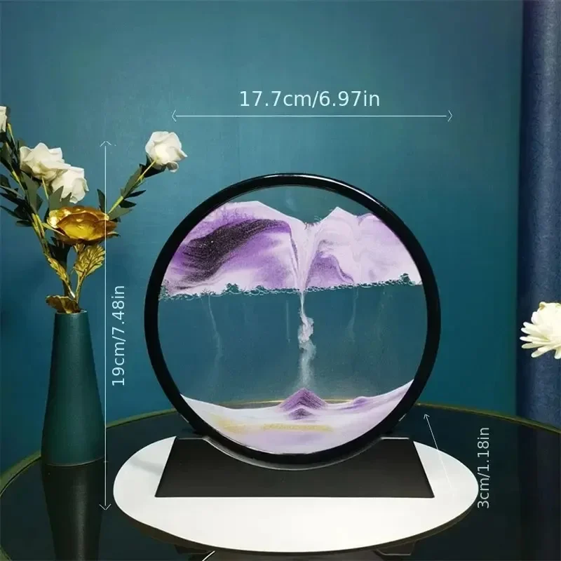 Flowing Painting Hourglass Qui - Sand Art Picture ulasan dan harga