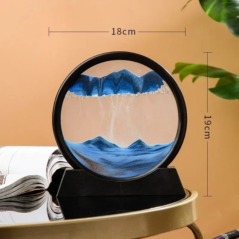 Flowing Painting Hourglass Qui - Sand Art Picture ulasan dan harga