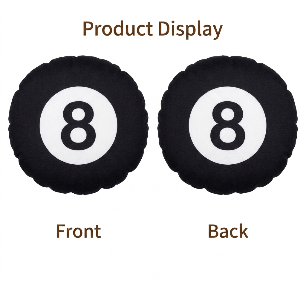 billiards 8 Ball.png Plush Pil - Home Decor Png ulasan dan harga