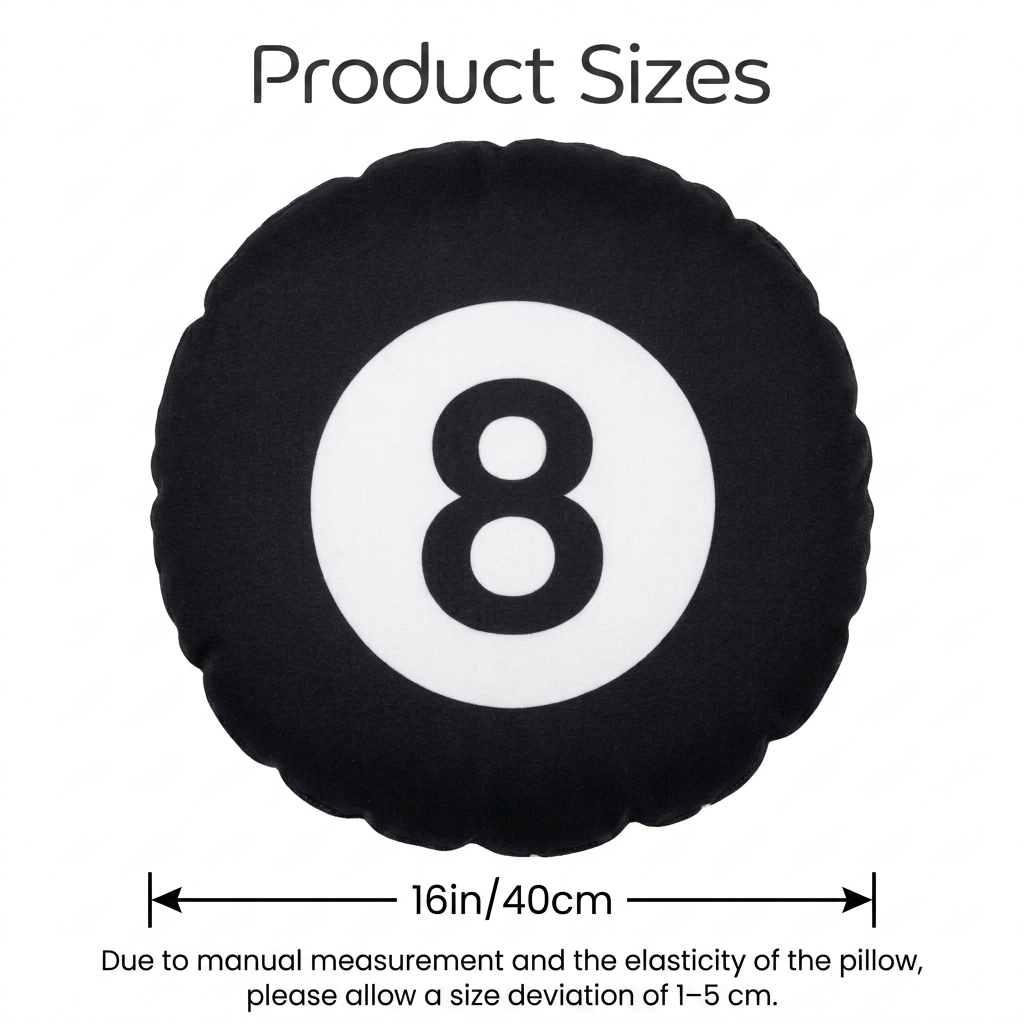billiards 8 Ball.png Plush Pil - Home Decor Png ulasan dan harga