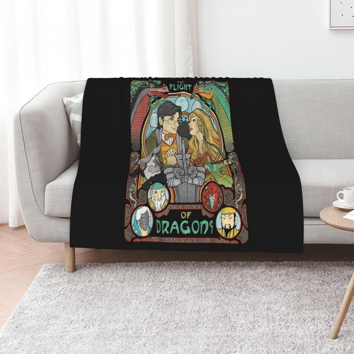 Flight of Dragons Essential T- - Home Decor Png ulasan dan harga