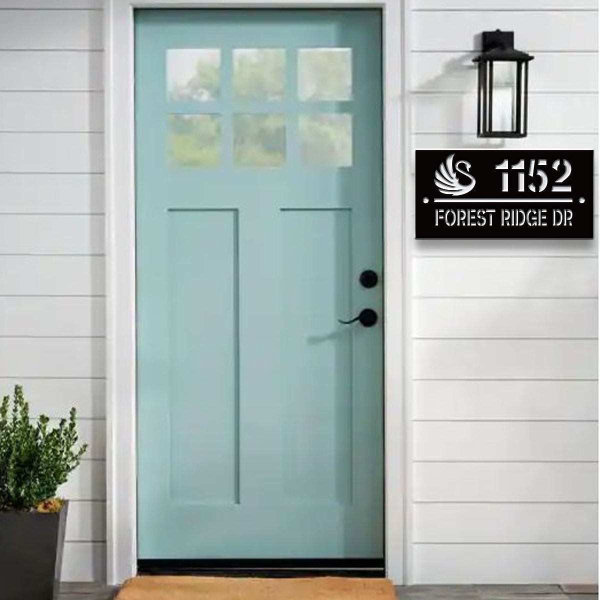 1Pc Custom Swan fish Number&Te - Home Decor Garden ulasan dan harga