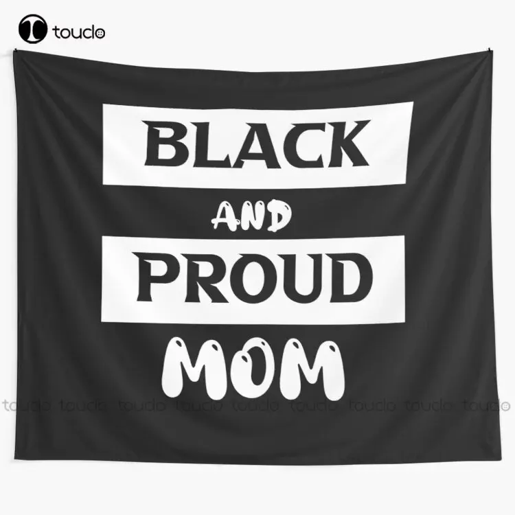 New Black & Proud Mom Tapestry - Home Decor Store ulasan dan harga