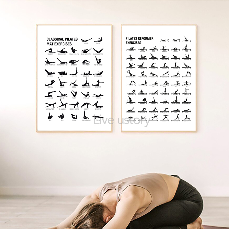 Frameless Pilates Workout Char - Home Decor Yoga ulasan dan harga