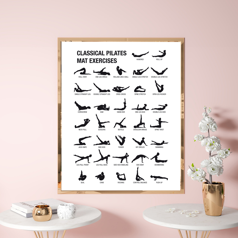 Frameless Pilates Workout Char - Home Decor Yoga ulasan dan harga
