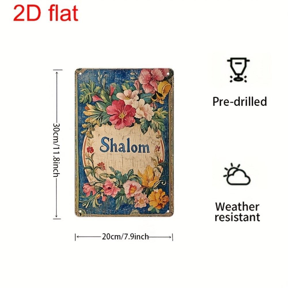 CIFBUY Vintage Floral Shalom A - Home Decor Garden ulasan dan harga