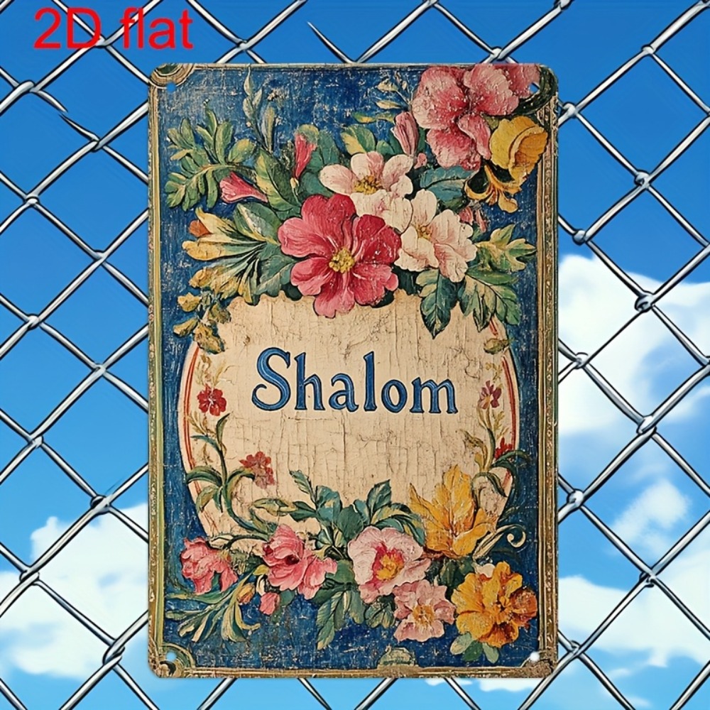 CIFBUY Vintage Floral Shalom A - Home Decor Garden ulasan dan harga