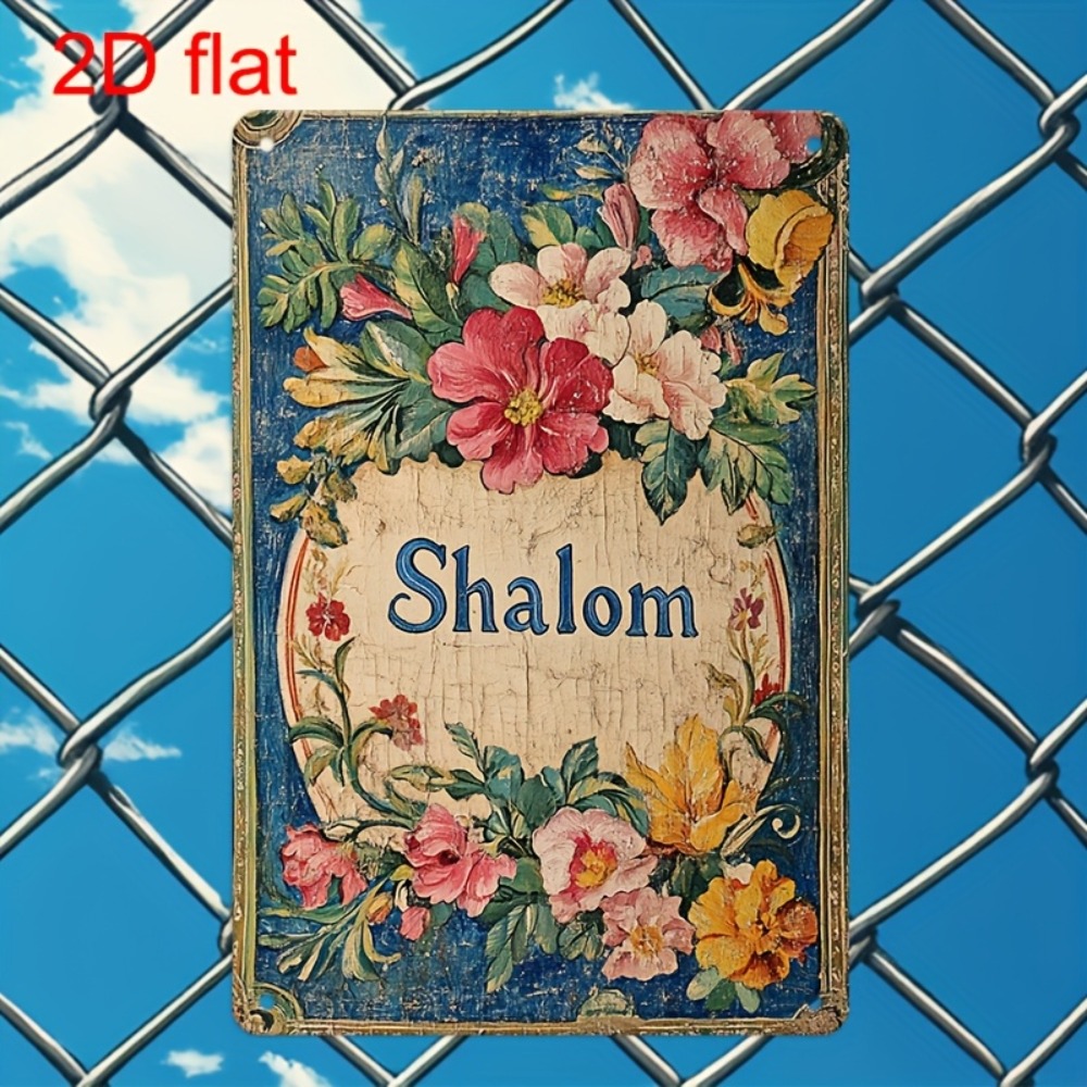 CIFBUY Vintage Floral Shalom A - Home Decor Garden ulasan dan harga