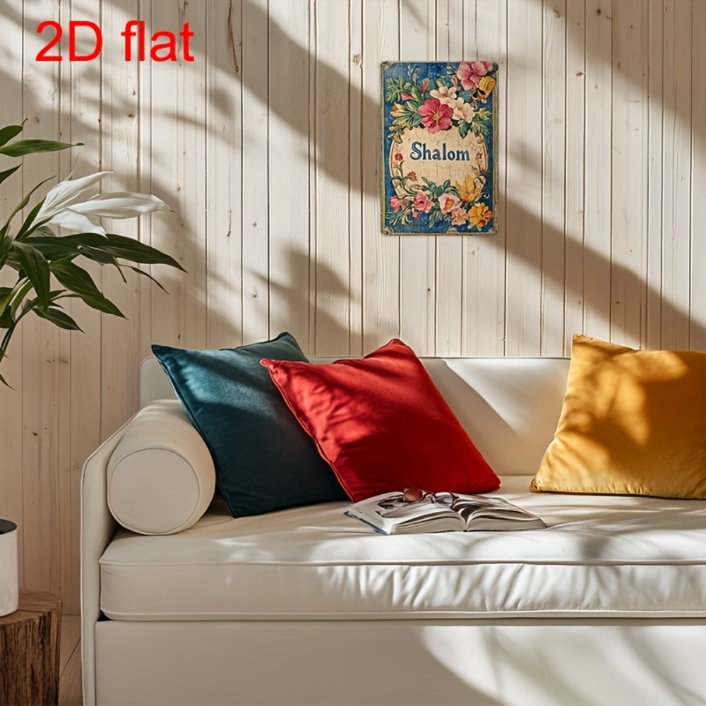 CIFBUY Vintage Floral Shalom A - Home Decor Garden ulasan dan harga