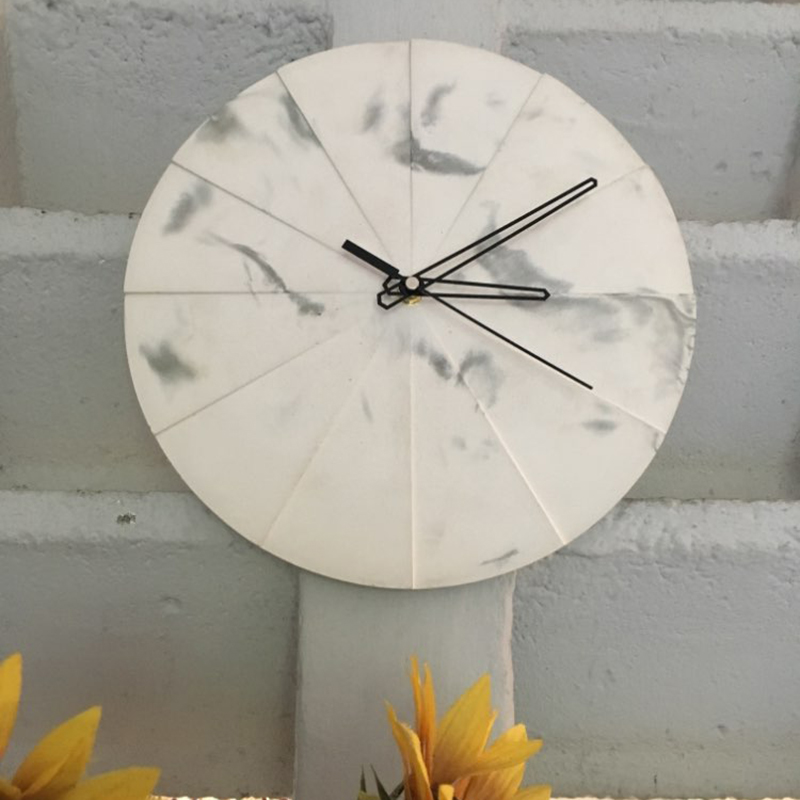 Circular concrete wall clock s - Home Decor Wall Molding ulasan dan harga