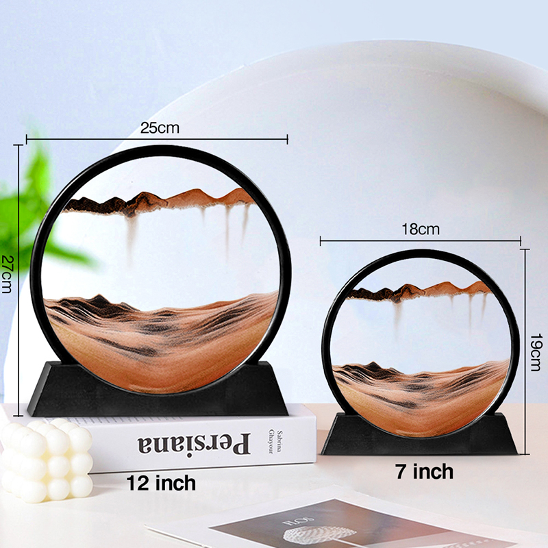 Moving Sand Art Picture Round  - Sand Art Picture ulasan dan harga