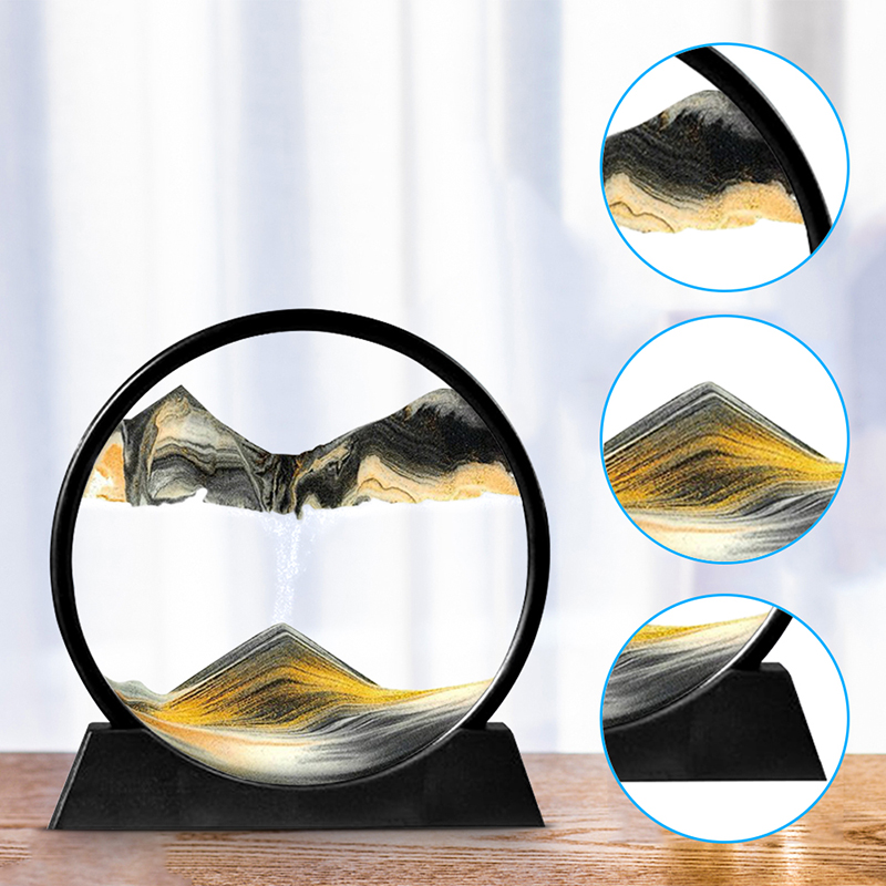 Moving Sand Art Picture Round  - Sand Art Picture ulasan dan harga
