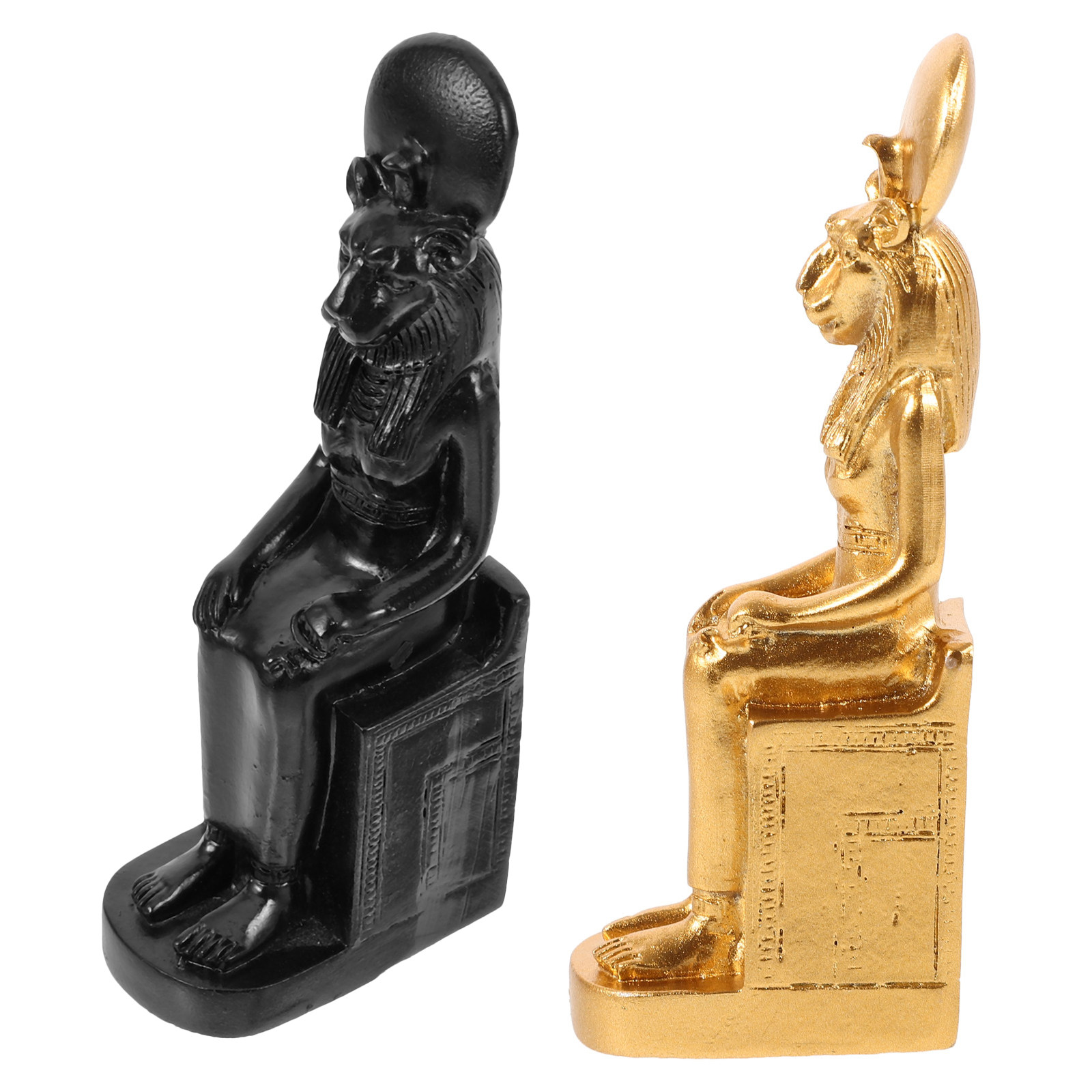2Pcs Ancient Egypt Resin Sphin - Home Decor Egypt ulasan dan harga