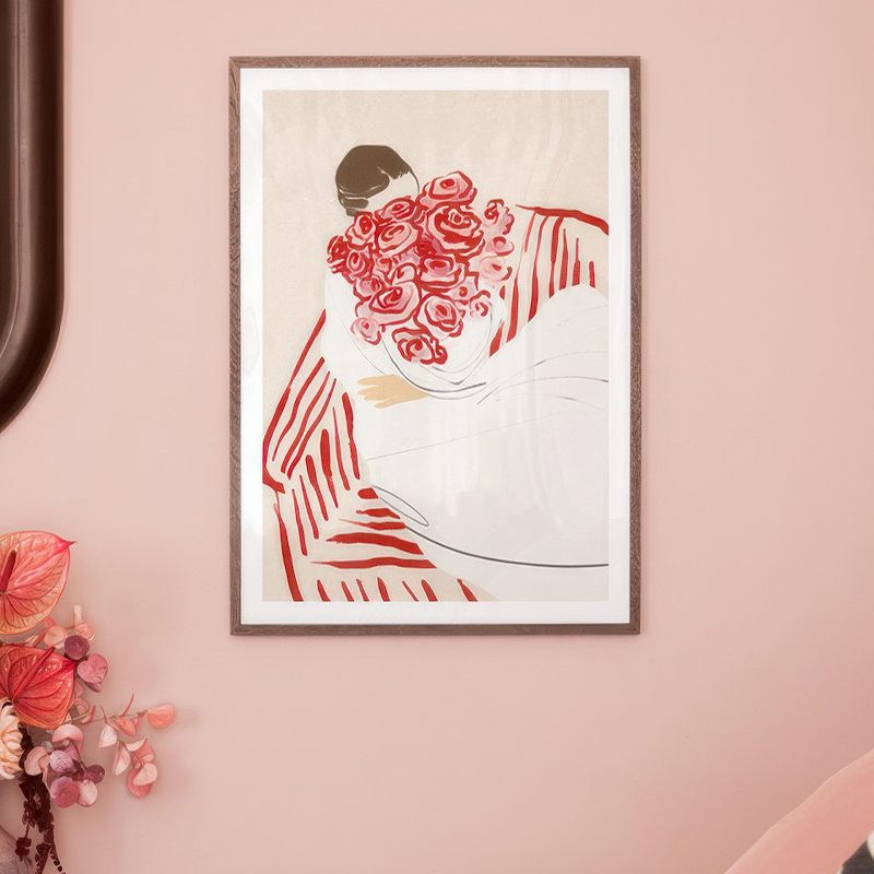 911 Abstract Lines Green Botan - Home Decor Aesthetic Pinterest ulasan dan harga