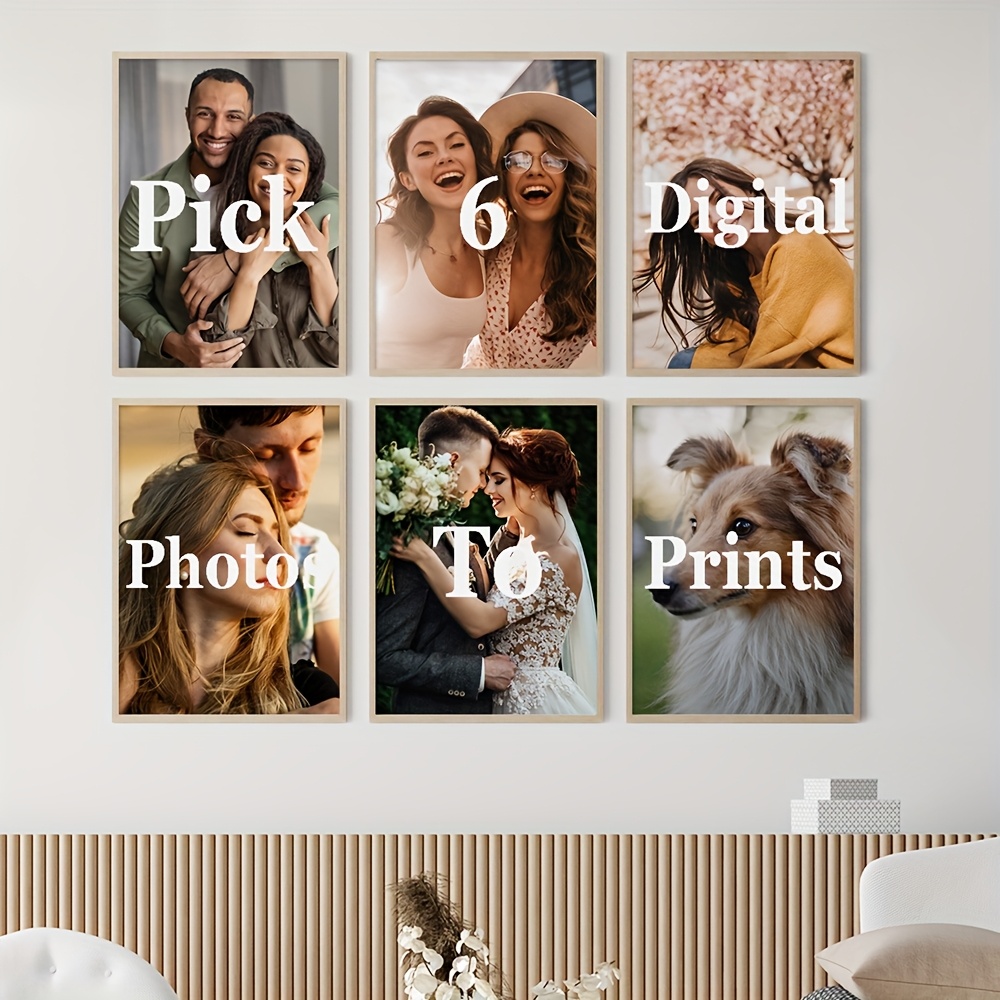 6pcs/set Custom Canvas Prints  - Home Decor Aesthetic Pinterest ulasan dan harga