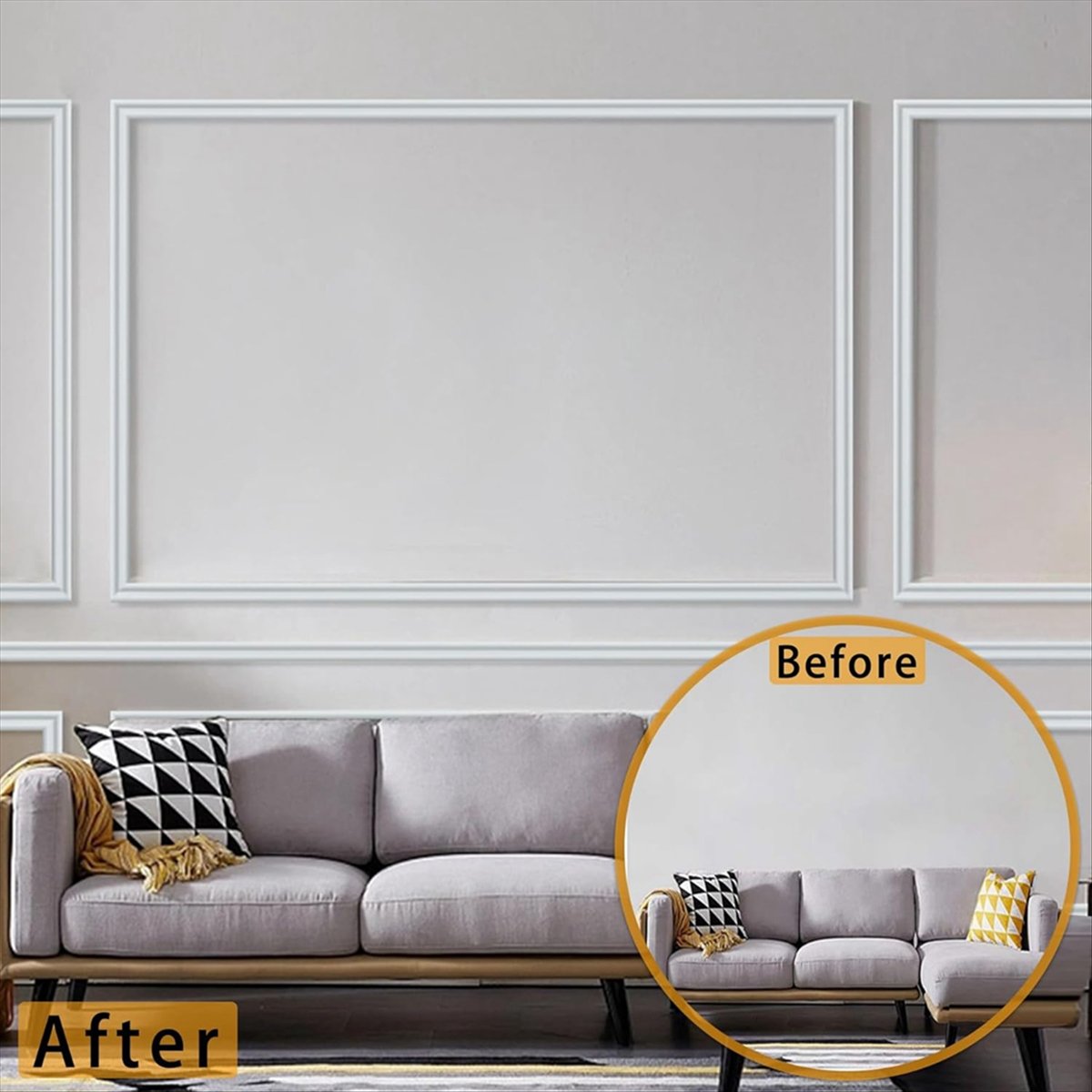 N14R Top 240 L X 0.9 Inch W Pe - Home Decor Wall Molding ulasan dan harga